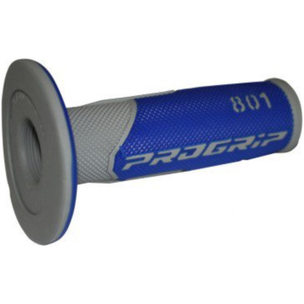 Lenkergriffe Griffgummi grau/blau