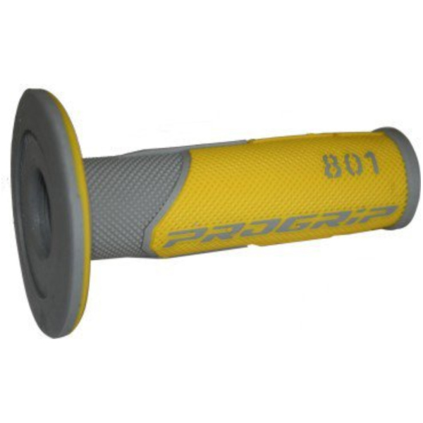 Lenkergriffe Griffgummi grau/gelb