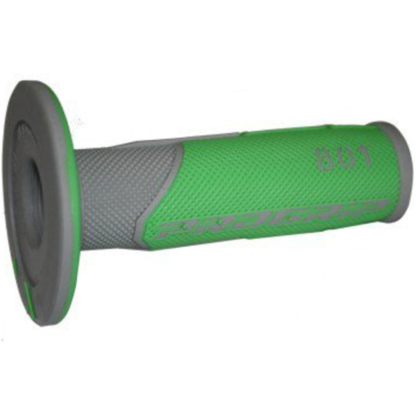 Lenkergriffe Griffgummi grau/grün