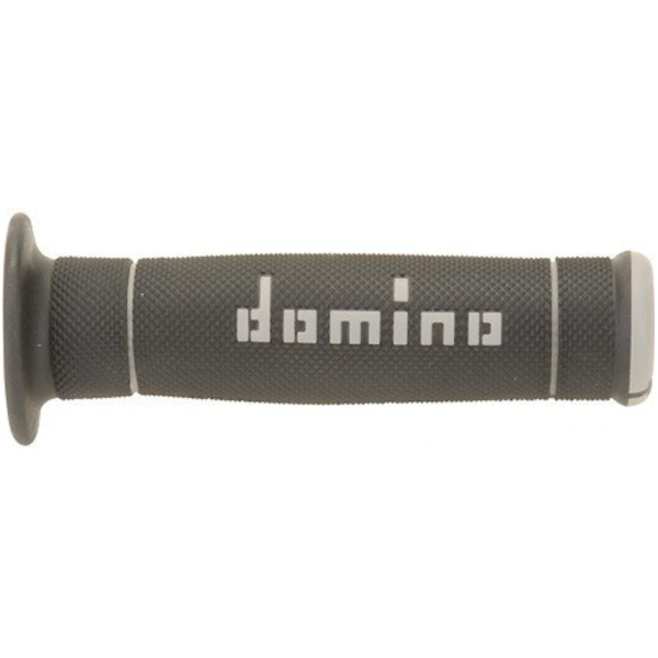 Lenkergriffe Griffgummi schwarz/grau Domino