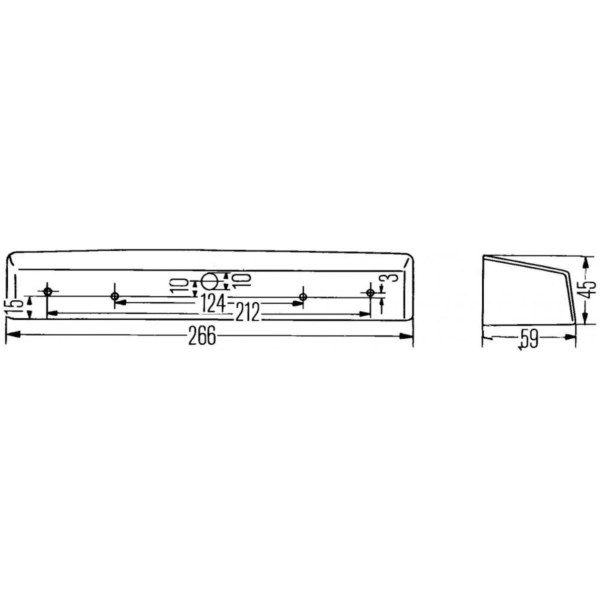 Kennzeichenleuchte 2KA004525001