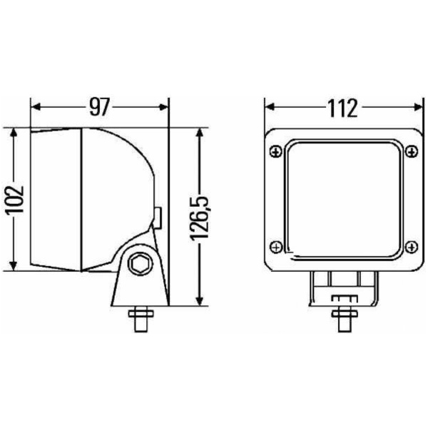 Rückfahrscheinwerfer