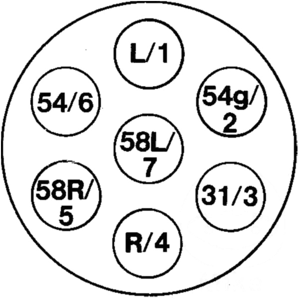 STECKDO 7-polig 12V Alu SB
