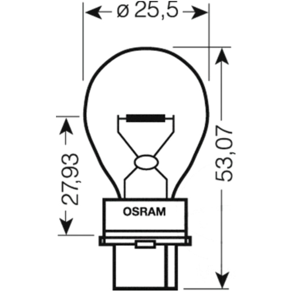 Lampe 12V27W W2.5X16D