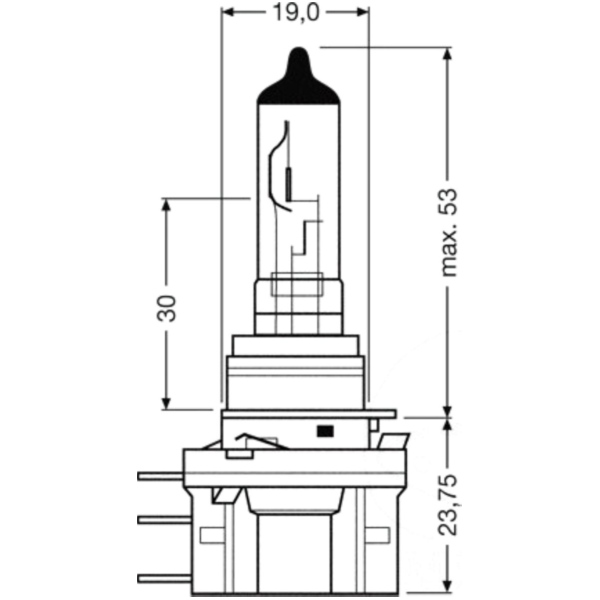 Lampe H15 12V 15/55W