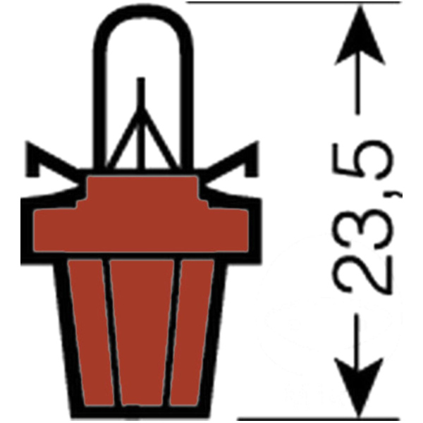 Lampe 24V 1.2W BX8.5D