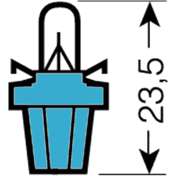 Lampe 12V1.2W BX8.5D