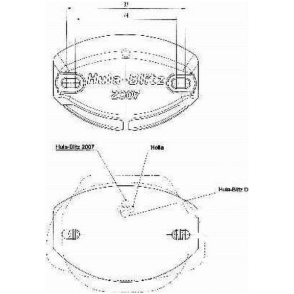 Warnleuchte HULA Blitz