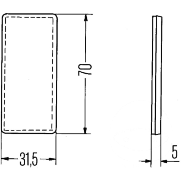 Rückstrahler 8RA004412021