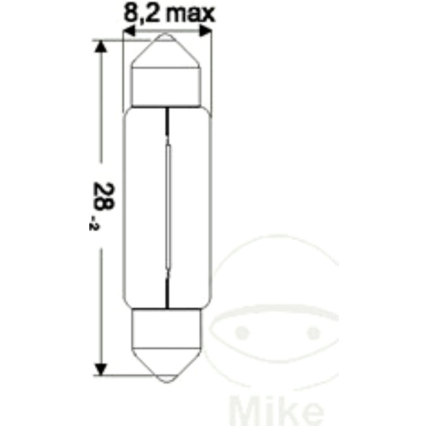 Glühbirne Lampe 6V3W JMP