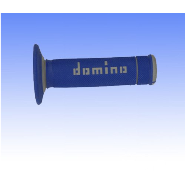 Lenkergriffe Griffgummi blau/grau Domino