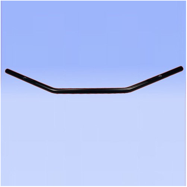 Lenker Stahl schwarz mit Kabelkerbe 1Zoll Fehling