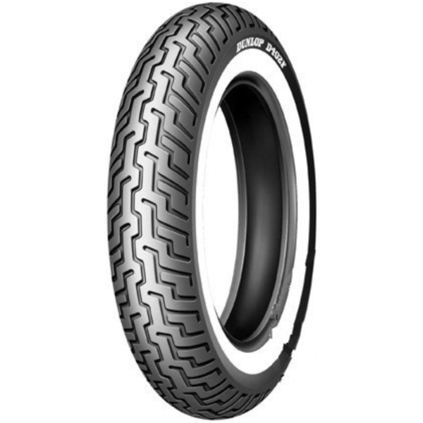 MU85B16 77H TL rear Reifen Dunlop D402 H/D Weißwand