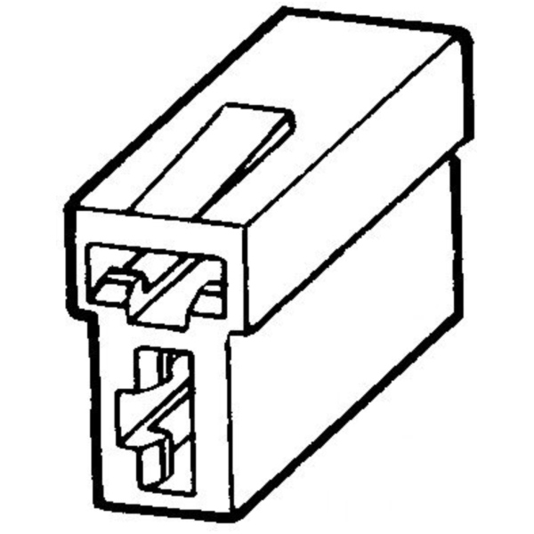 Steckgehäuse für Flachhülsen