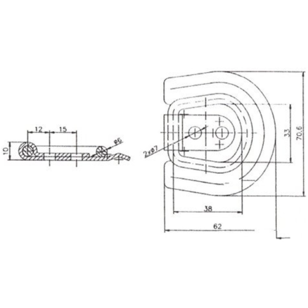 ZURRMULDE mit Ring AUFBAU
