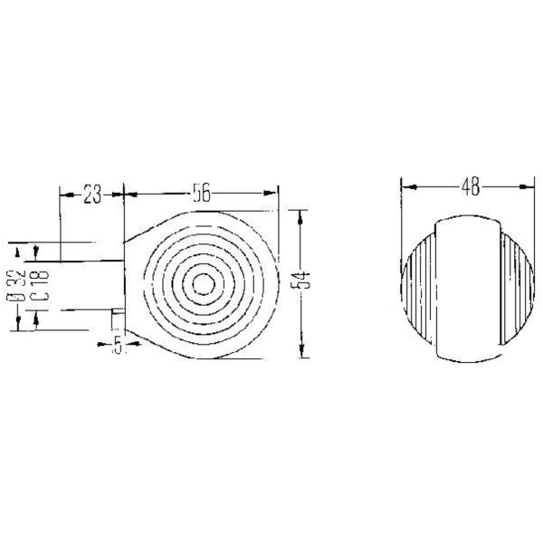 Blinker Blinkleuchte gelb