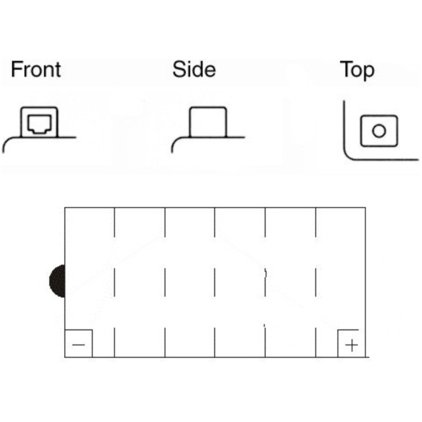 Motorradbatterie YB9L-A2 Yuasa
