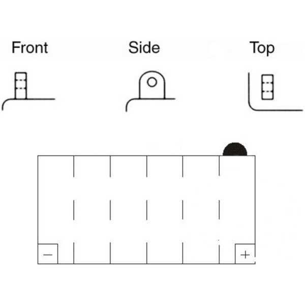 Motorradbatterie YB7C-A Yuasa