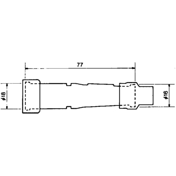 Zündkerzenstecker SD01F schwarz NGK