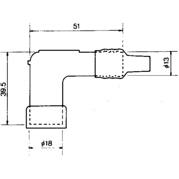 Zündkerzenstecker LD05F schwarz NGK