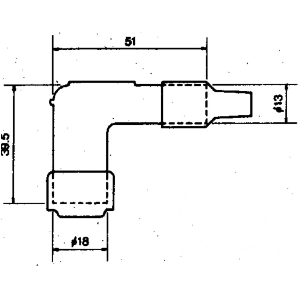 Zündkerzenstecker LB05E schwarz NGK