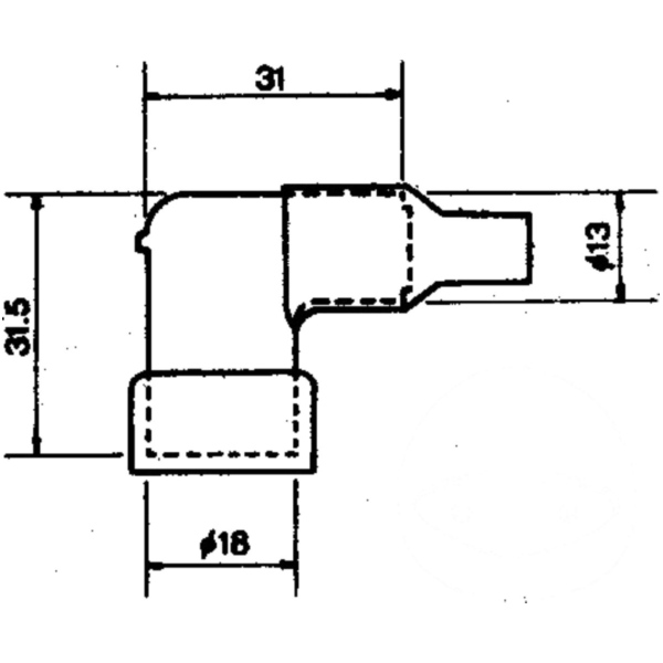 Zündkerzenstecker LB05EH schwarz NGK