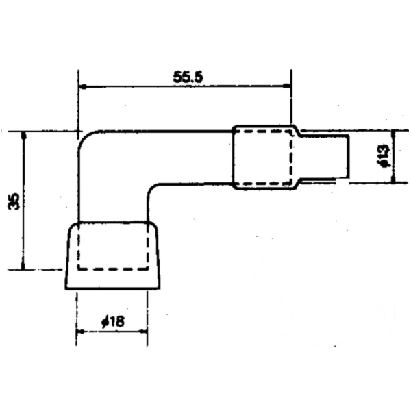 Zündkerzenstecker LB01F schwarz NGK