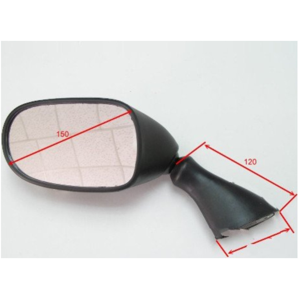 Spiegel schwarz links JMP BA19S0015BL