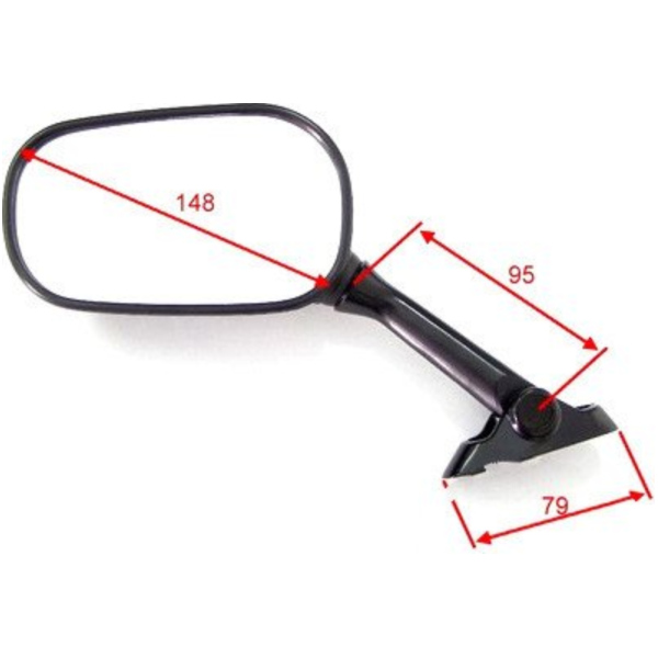 Spiegel schwarz links 6969722