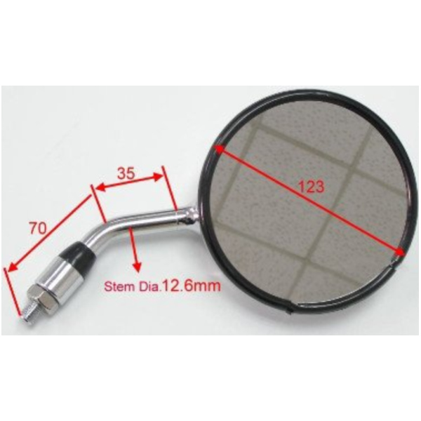 Spiegel chrom links/rechts JMP BA19H0032MPCE