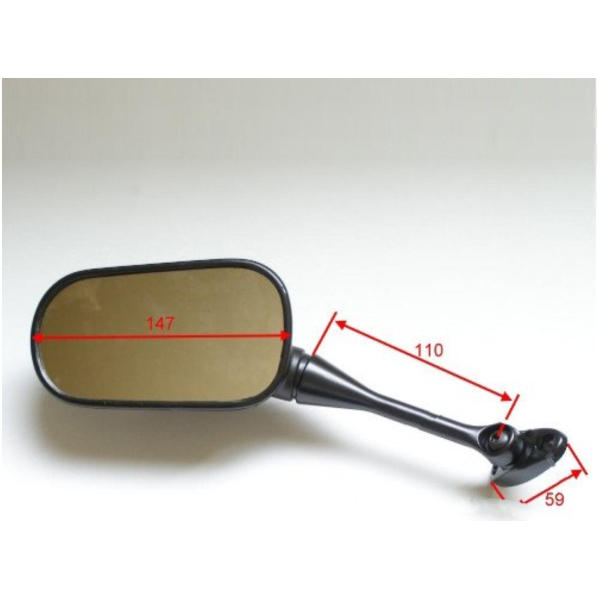 Spiegel schwarz links JMP BA19H0026BL