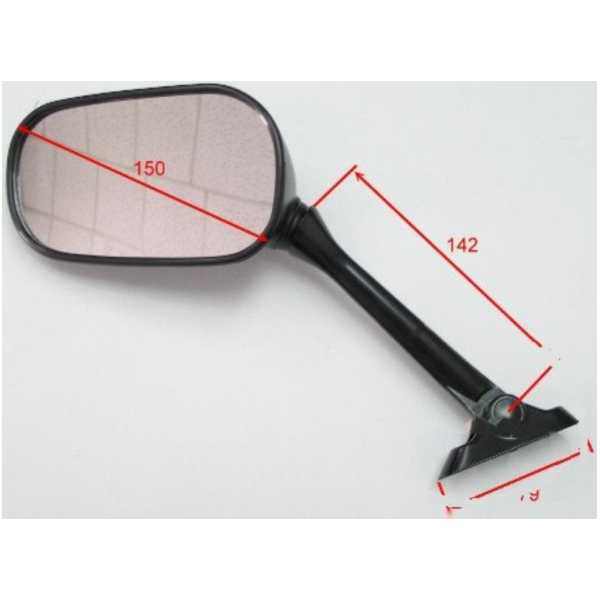 Spiegel schwarz rechts JMP BA19S0020BR