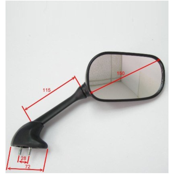 Spiegel schwarz links JMP BA19Y0022BL