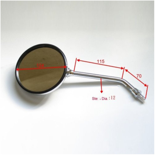 Spiegel chrom links/rechts JMP