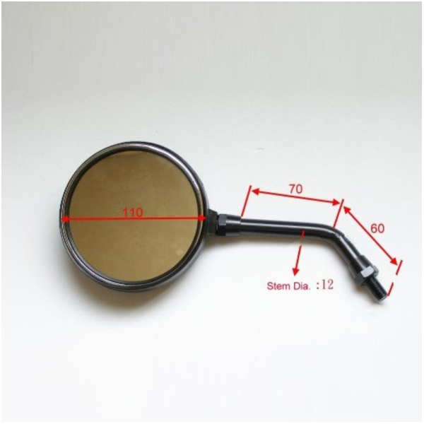 Spiegel schwarz links/rechts JMP BA19K0001B