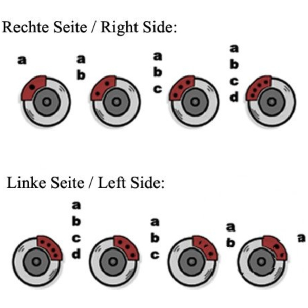 Bremssattelkolben Reparatursatz Tourmax CPK906