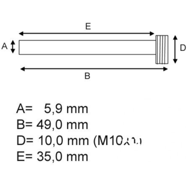 Gleitstift Bremsklotz Tourmax PPS903R