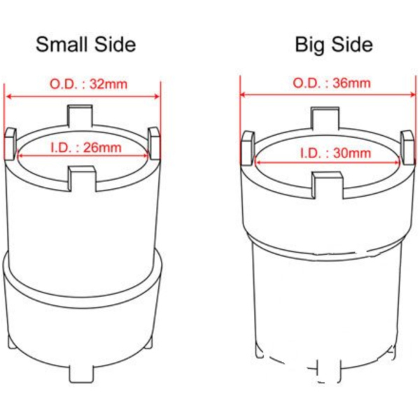 Nutmutternschlüssel JMP A2360