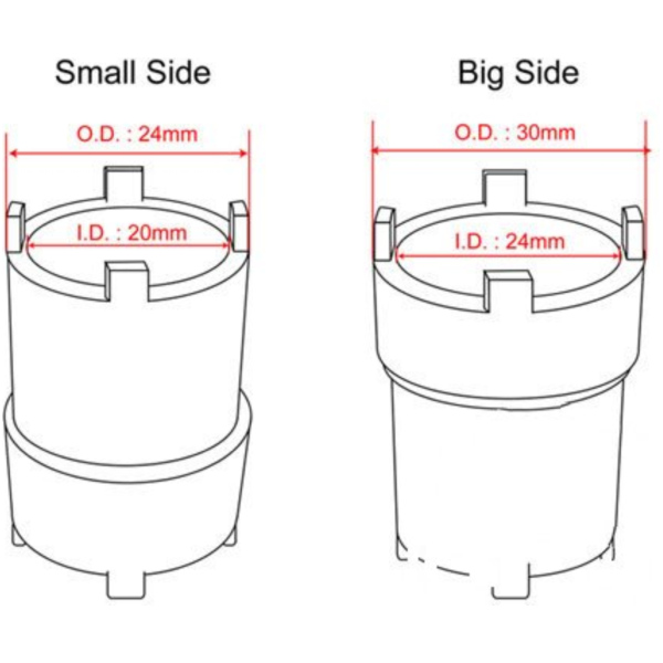 Nutmutternschlüssel JMP A2365