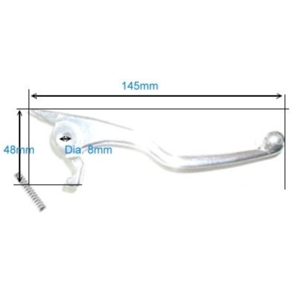 Bremshebel alu geschmiedet JMP