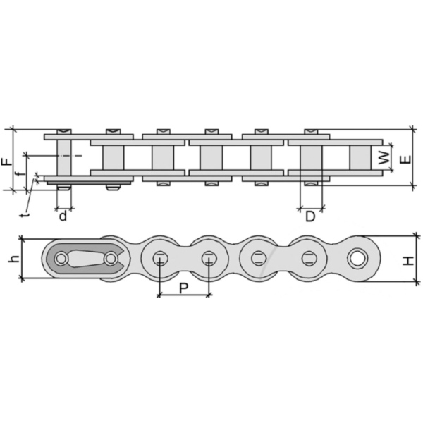 Steuerkette endlos 25082LE