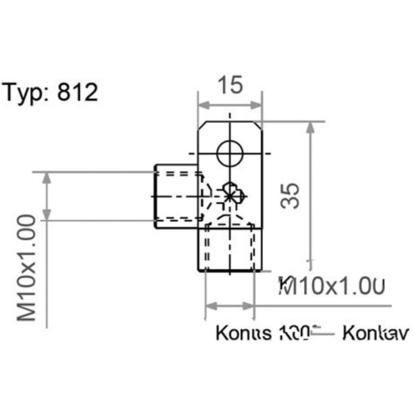2-Wege Verteiler geschraubt gewinkelt