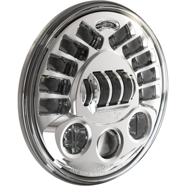 Scheinwerfer mit adaptivem Fahrlicht (Kurvenlicht) Typ 8790 - 7 Zoll Gehäuse - chrom - E-geprüft