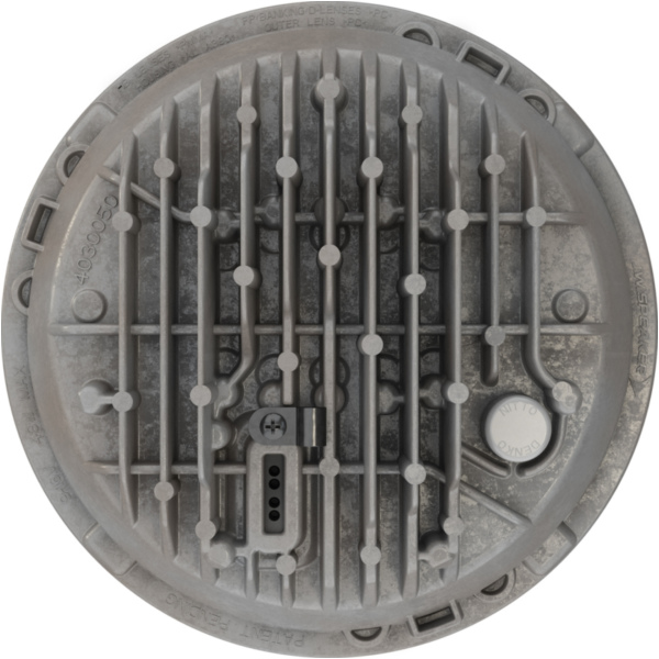 Scheinwerfer mit adaptivem Fahrlicht (Kurvenlicht) Typ 8790 - 7 Zoll Gehäuse - chrom - E-geprüft