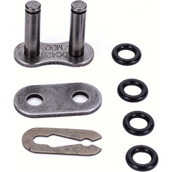 Motorradkette, Antriebskette O-Ring Kette MTX-116C 428er Teilung (1/2x5/16) (geöffnete Kette mit Clip-Schloss)