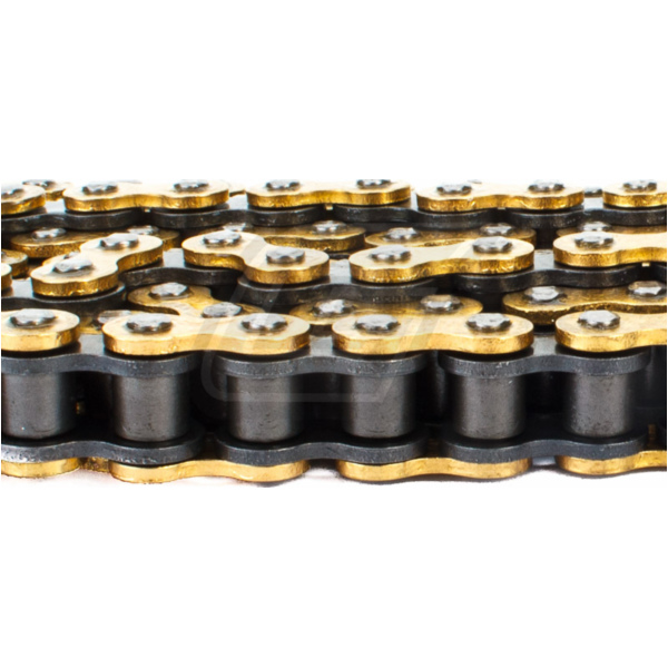 Motorradkette, Antriebskette Kette verstärkt NZ ER G&B, ohne O-Ring, 428, 134 mit Clipschloß / empfohlen bis ca. 22,06kW (30PS)