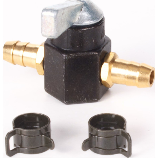 Benzinflaschen Set mit Haken und Absperrhahn aus Metall, Kapazität (1,5 L)