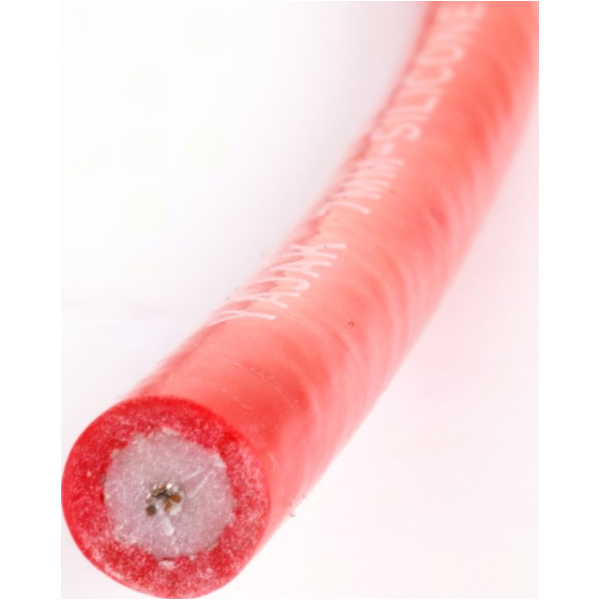 Zündkabel Silikon rot 7mm (1 Meter)