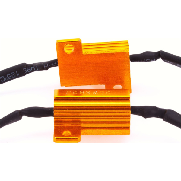 Leistungswiderstand 8,2 Ohm - 25W für LED Blinker ( inkl.Kabel ) Paar