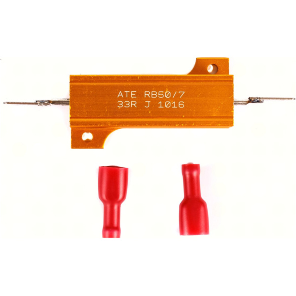 Leistungswiderstand 33 Ohm - 50W für LED Blinker